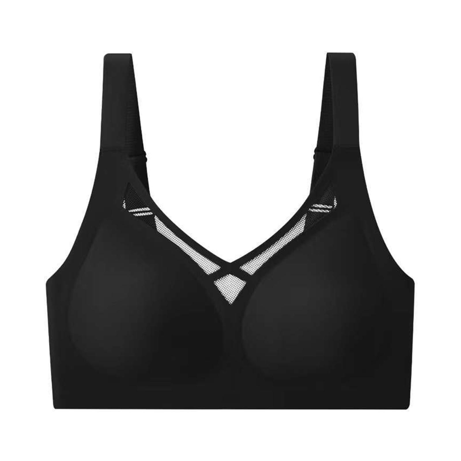 thumbnail image 4 of Sujetador deportivo sin costuras para mujer talla grande - fino como gelatina, antideslizante, con soporte push up, 4 of 4